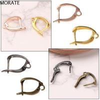 MORATE เข็มกลัดเซ็ต7สี6ชิ้นคลิปต่างหูแบบ DIY ตุ้มหูตะขอฝรั่งเศสวงเปิดหลังเครื่องประดับทำเครื่องเพชร