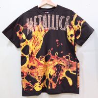 เสื้อวงmetallicaลายโอเวอร์ปริ้น สไตล์วินเทจ สกรีนทั้งตัว ผ้านอก เสื้อOVP เสื้อวินเทจญี่ปุ่น เสื้อโอเวอร์ไซส์ เสื้อวงดนตรีต่างประเทศ เสื้อวงร๊อค เสื้อวงทัวร์