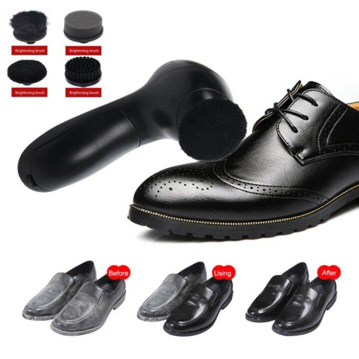 QIANGDI Portable Household Shoe Scrubbing Brush Battery Powered Shoe