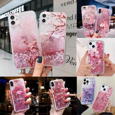 （cold noodles）เคส Oppo A94 5G,A5s กันกระแทกลายดอกซากุระเคสของเหลว-Soft Aliexpress