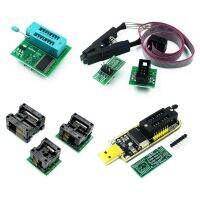 【YD】 CH341A 25 EEPROM Flash BIOS USB Programmer Module   SOP8 Test Clip  1.8V adapter SOIC8 SOP16 to DIP8 KIT