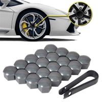 20ชิ้นล็อต17มม.1921มม. ล้อรถ Nut Caps ABS Auto Trim ยางล้อ Nut ฝาครอบสกรู Bolt ป้องกันครอบคลุมสกรู Protector