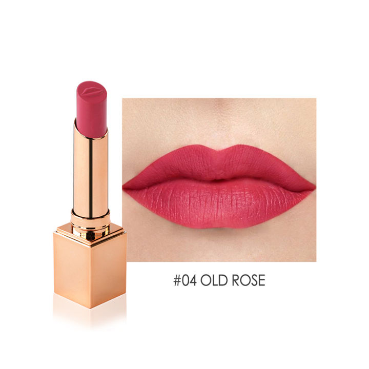 11 Colors Velvet Matte Lipstick Cosmetics Waterproof Long Lasting Lipstick Non Sticky Lip Balm Durable Brown Lip Tint Pen