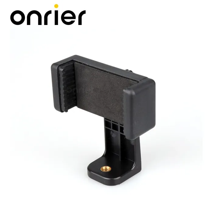Universal Light Tripod Mount Adapter Cell Phone Clipper Holder Vertical