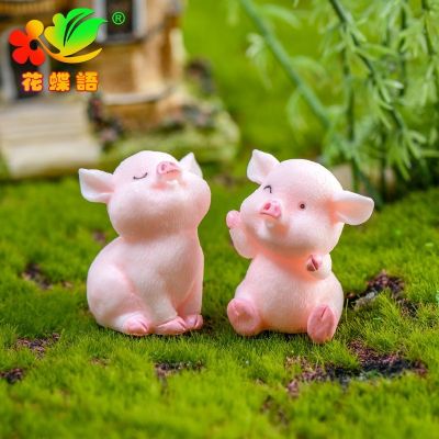 ตุ๊กตาจิ๋ว  8หมูอารมณ์ดี  ตกแต่งสวนถาด แต่งสวนจิ๋ว แต่งเค้กแต่งบ้าน DIYได้ด้วยตัวคุณเอง*ราคาต่อชิ้น