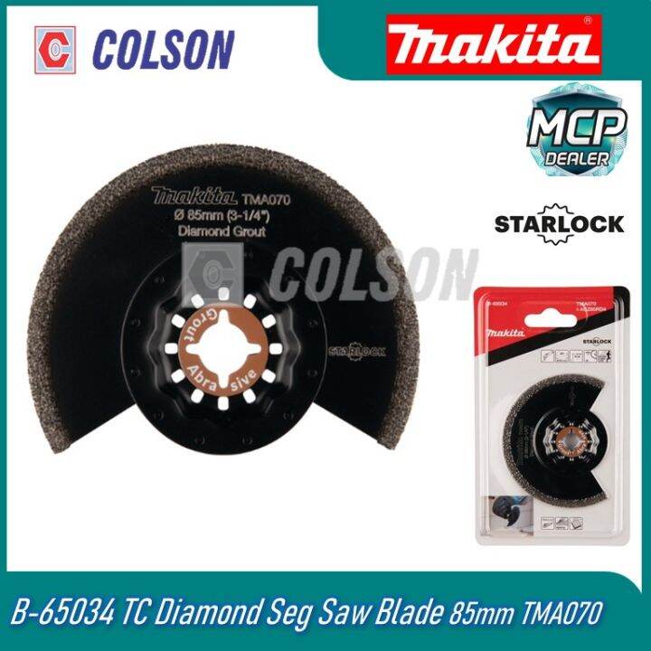 COLSON MAKITA Multitool Diamond Seg Saw Blade 85mm TMA070 B65034 Star