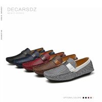 DECARSDZ รองเท้าแฟชั่นฤดูร้อนฤดูใบไม้ผลิผู้ชาย,รองเท้าโบ๊ทชูหนังรองเท้าผู้ชายแบบคลาสสิกคุณภาพรองเท้าลำลองรองเท้าส้นเตี้ยโลฟเฟอร์บุรุษใส่สบาย