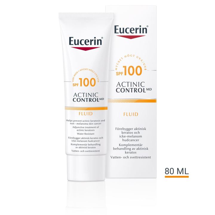 Eucerin Actinic Control MD Fluid SPF 100 80ml Sunscreen/ ยูเซอริน แอคติ