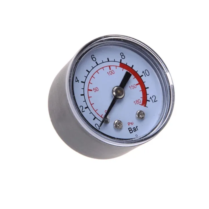 0-180PSI 0-12Kg/cm2 BSP Male Thread Air Compressor Pressure Gauge – 1/4 Or 1/8