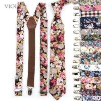 【YF】♕  2.5cm Floral Cotton Suspenders Tie Sets Men Braces Adjustable Straps Male Pants Jeans Female Skirt Shirt Accessories