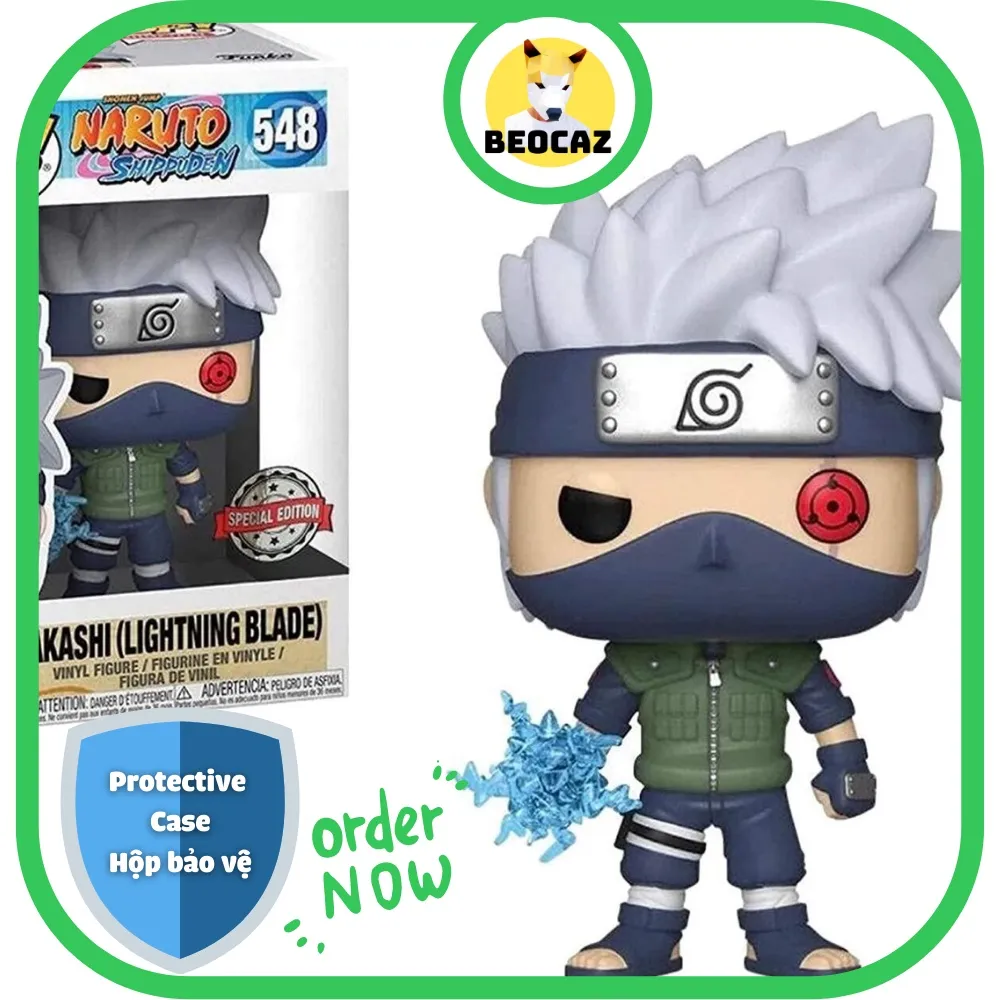 Mô hình Funko Kakashi Lightning Blade  Mẫu Unoff Anime Naruto - Đồ  chơi Beocaz bền màu an toàn 