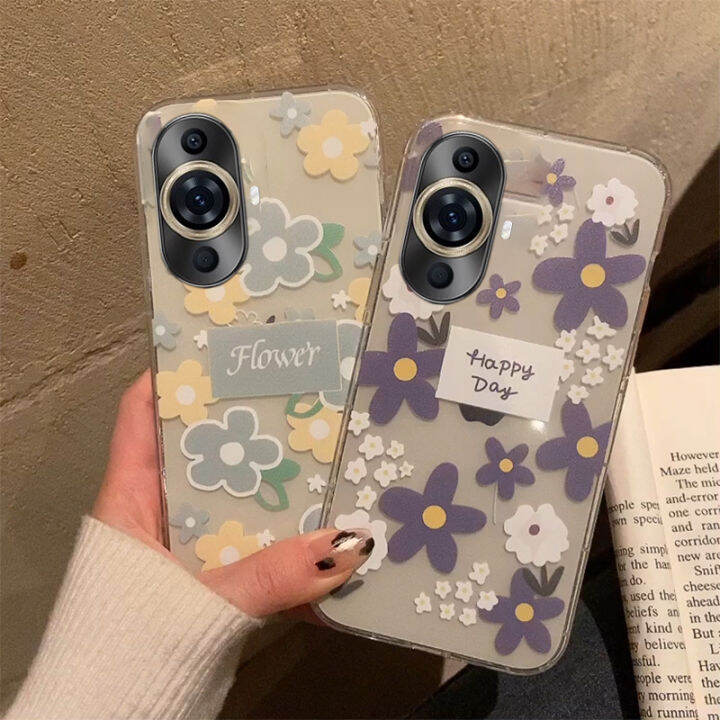 เคสโทรศัพท์ใหม่สำหรับ-huawei-nova-11-pro-กรอบลายดอกไม้พร้อมซิลิโคนนิ่มสำหรับแฟชั่นและป้องกันการตกสำหรับเคส-huawei-nova-11