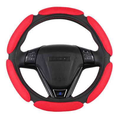 Car Steering Wheel Cover Mesh Breathable Automobile Steering-Wheel Braid Protector Auto Steering Cover For Car Styling