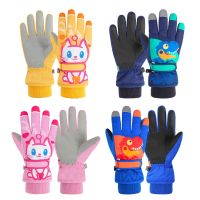 2020 New Cartoons Children Kids Boys Girls Mittens s Outdoor For Winter Warm Waterproof Windproof Thick Ski s