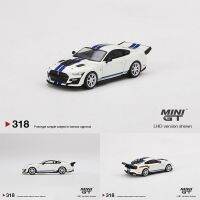 MINI GT 1:64 Shelby GT500 Dragon Snake Concept Oxfard สีขาวอัลลอยด์ Diorama รถรุ่น Collection Miniature Carros ของเล่น318