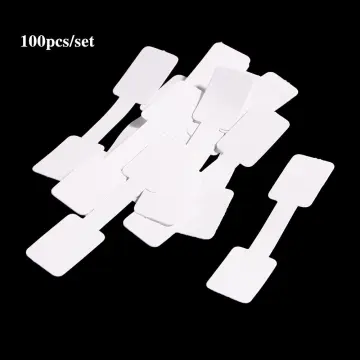 100pcs Paper Small Price Tags Stickers For Ring Necklace Bracelet