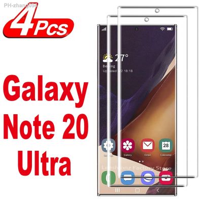 2/4Pcs 3D Screen Protector Glass For Samsung Galaxy Note 20 Ultra Plus Note 10 Plus 5G Tempered Glass Film