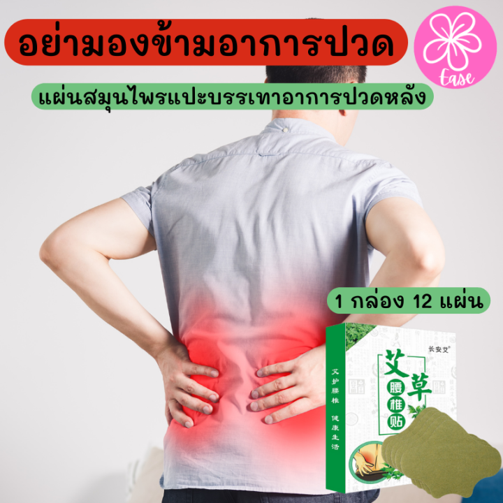 แผ่นแปะคลายปวดเมื่อยหลัง-back-pain-relief-patch-แผ่นแปะบรรเทาปวด-กอเอี๊ยะ-สูตรร้อน-1-กล่อง-12-แผ่น