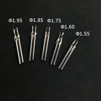 2Pcs Dental Lab Tungsten Steel Carbide Drill Bur Use In Lab Pindex 5 Sizes 1.55 1.6 1.75 1.85 1.95 Pin Planter Aiguille