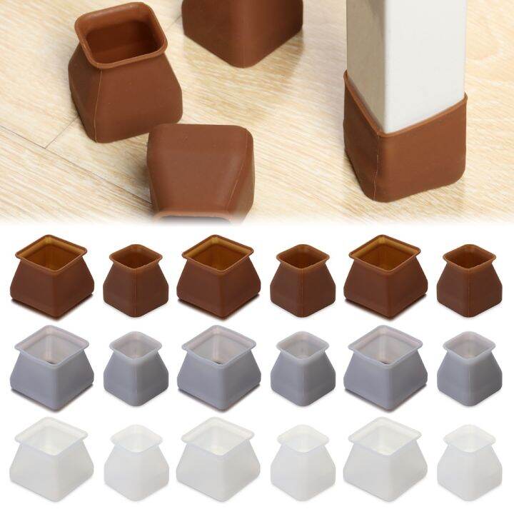 Silicone Chair Leg Covers Silent Table Legs Furniture Decoration