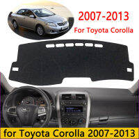 สำหรับ Toyota Corolla 2007 ~ 2013 2014 2018รถจัดแต่งทรงผม Dash Mat Dashmat Dashboard สติกเกอร์ Sun Shade Dash Board พรม