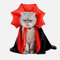 ZZOOI Pet Halloween Costume Cute Cosplay Cape Vampire Cat Dog Cape Kawaii Pet Clothes Dog Accessories for Halloween Party Decoration