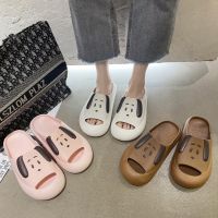 22 summer an versn of cute fairy sle nurse womens slippers thick-soled bea hole shoes h half slippers