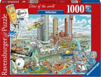 จิ๊กซอว์ Ravensburger - Cities of the world (Rotterdam)  1000 piece  (ของแท้  มีสินค้าพร้อมส่ง)