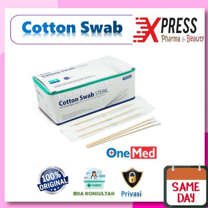 ⚡XPRESS⚡ Cotton Swab Steril Onemed Kapas Lidi Cotton Bud Citoswab Cito