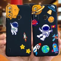 เคส A56 Itel Pro/itel A56น่ารักลาย Catcus Astronaur ItelA56เคสโทรศัพท์เจลลี่ A56Pro เคส TPU แบบซิลิโคนนิ่ม