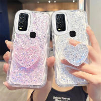 เคส Y50แฟชั่นสำหรับ Vivo เคสเคสมือถือกันกระแทกนิ่มแวววาวรูปท้องฟ้าเต็มไปด้วยดวงดาวด้วยความรักเคสป้องกันด้านหลัง