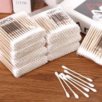 【YF】 1 Disposable Cotton Swab Lint Brushes Wood Buds Swabs Extension Glue Removing Tools