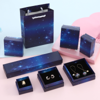 Storage Bracelet Case Box Paper Ring Gift Starry Jewelry