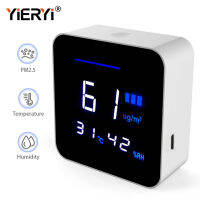 Yieryi Air Quality Monitor PM2.5 detector temperature humidity Tester for Home, Office, School, Hotel, Car