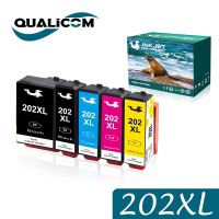 Qualicom T02H1 T02G1 202XL 1ชุดที่รองรับตลับหมึก5PSC สำหรับการแสดงออกของ Epson XP6000พรีเมียม XP6005 XP6105 XP6100