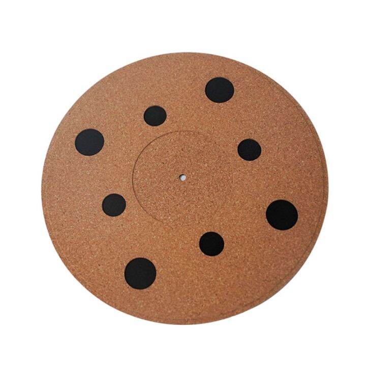 Premium AntiStatic Cork Rubber Turntable Mat สำหรับบันทึกเสียงที่ดี