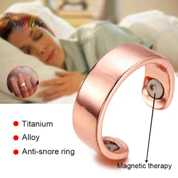 Anti Snoring Ring Stopper Apnea Sleeping Breathe Aid Acupressure Treatment  Stop Anti Snore Device Finger Ring Against Insomnia