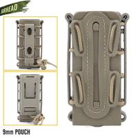 2PCS 5.56mm7.62mm9mm Fast Mag Pouch Tactical Magazine Pouch Holster Molle Belt Fast Attach Carrier Holster 5.56 7.62 9mm Pouch
