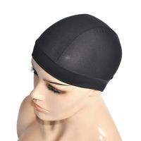 Wig Cap Black Spandex Dome Cap for Making Wigs Snood Nylon Strech Glueless Elastic Cap