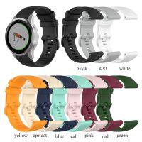 ❇¤卍 Quick Release Plaid Check Silicone Watch Strap for 20mm Garmin Venu VivoMove3 Luxe Style Forerunner 245 music Replacement Band