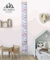 2 meters cartoon childrens growth chart record props wooden wall hanging baby height ruler wall stickers decoration bedroom