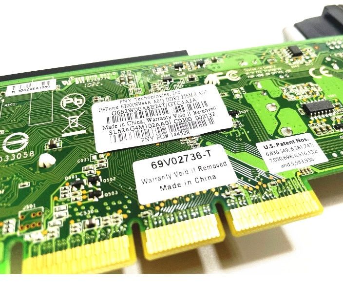 1ใหม่สำหรับ-nvidia-geforce-6200-256m-agp-การ์ดวิดีโอ8x-fx-6200-ddr2-dvi-vga-ช่องเสียบ-agp-กราฟิกการ์ด