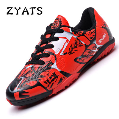 ZYATS Brand New Mens Football Shoes Mens Soccer Shoes Football Sneakers Boy Kids Size 32-43 Football Boots
