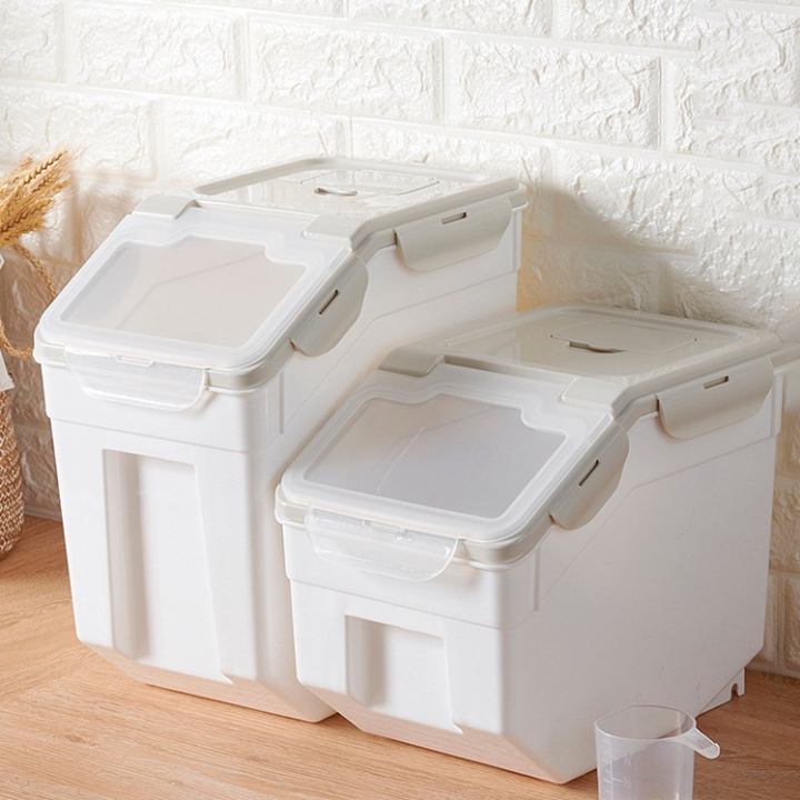 10/15/25Kg rice dispenser storage food container with cover Seal