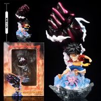 [COD] Anime Wholesale Piece/One Piece Luffy Q Version Three-Gear Big Hand Figure Statue