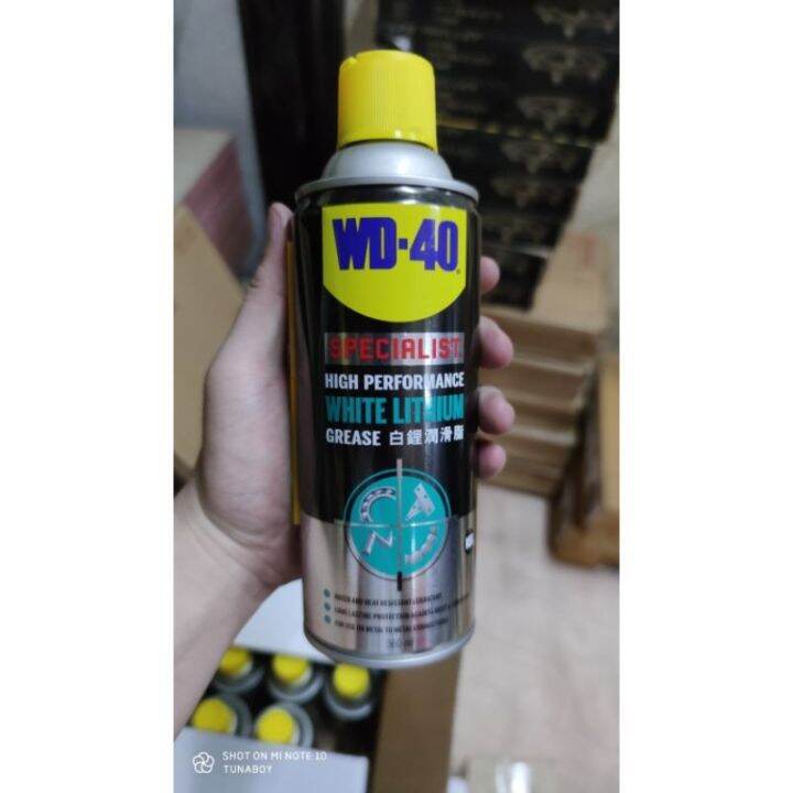 WD40 Specialist White Lithium Grease / Grasa Lubricant 360ml Lazada PH