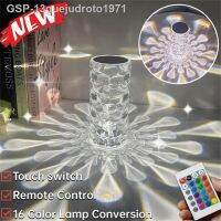 Explosive โคมไฟตั้งโต๊ะ3/16คอร์ Cristal Lâmpada De Mesa Projector USB