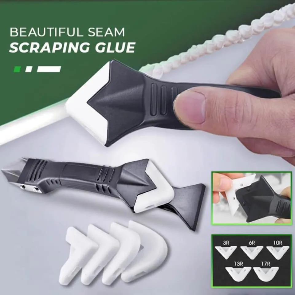 1pc Black Cleaning Tool For Kitchen, Including Kitchen Scraper, Seam  Cleaning Tool, Stove Scraper, Caulk Scraper, And Other Scrapers