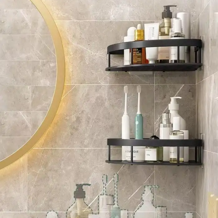 plastic-shelving-unit-tiered-shower-rack-wall-mounted-bathroom-shelves-bathroom-corner-shelf-hanging-shower-organizer