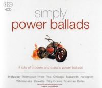 CD,Simply Power Ballads (4CD)(2016)(Various Artists)(UK)